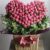 heart rose basket